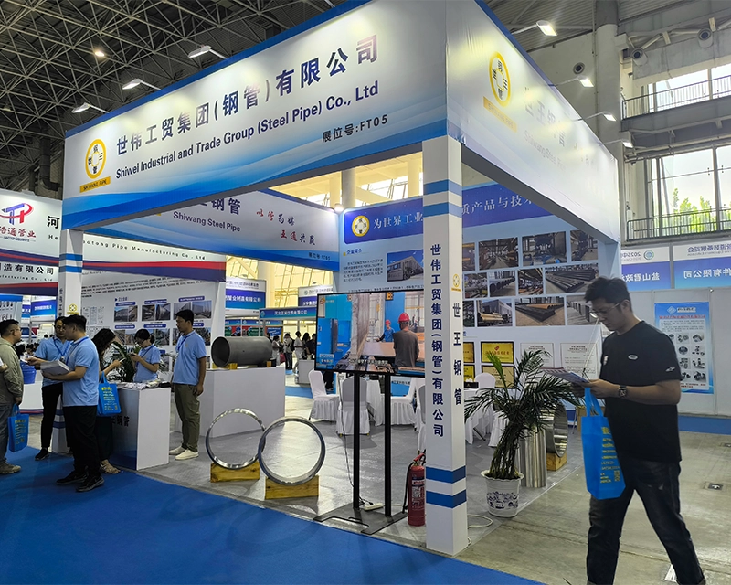 قدمت SHIWANG مظهرًا مذهلاً في معرض مواد الأنابيب.